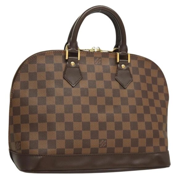 LOUIS VUITTON Damier Ebene Alma Hand Bag - Picture 1 of 15